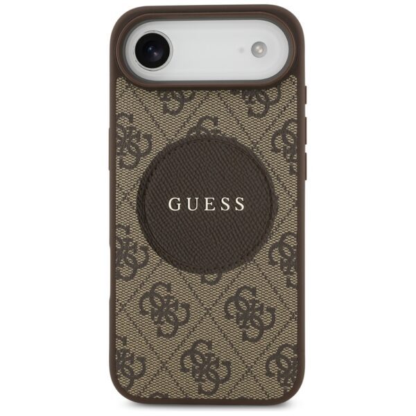 Guess 4G Circle Classic Logo MagSafe case for iPhone Air - browneng