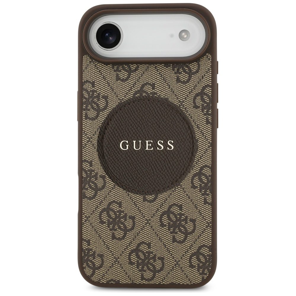 Guess 4G Circle Classic Logo MagSafe case for iPhone Air - browneng