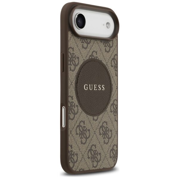Guess 4G Circle Classic Logo MagSafe case for iPhone Air - browneng