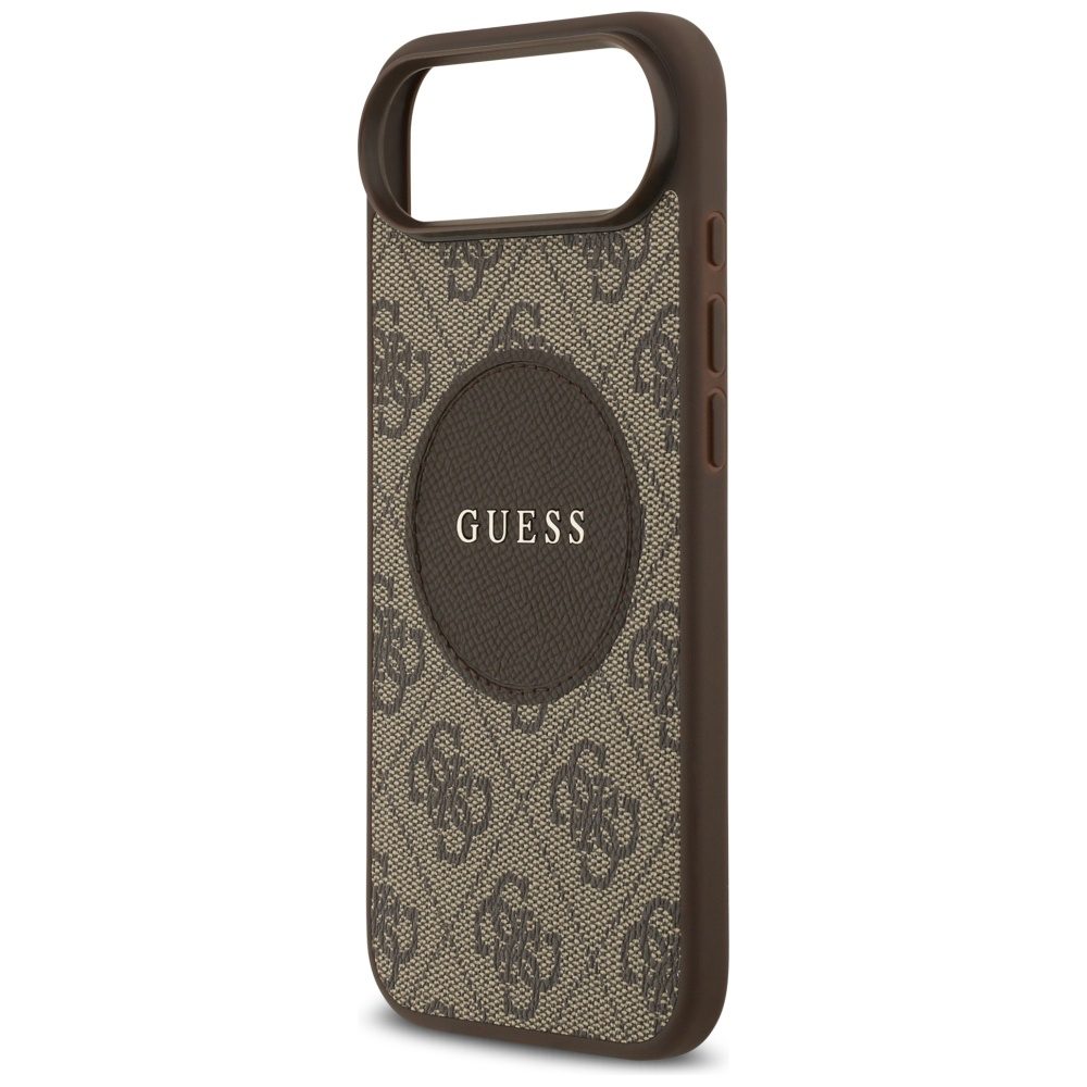 Guess 4G Circle Classic Logo MagSafe case for iPhone Air - browneng