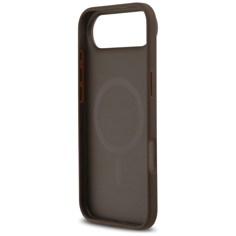 Guess 4G Circle Classic Logo MagSafe case for iPhone Air - browneng