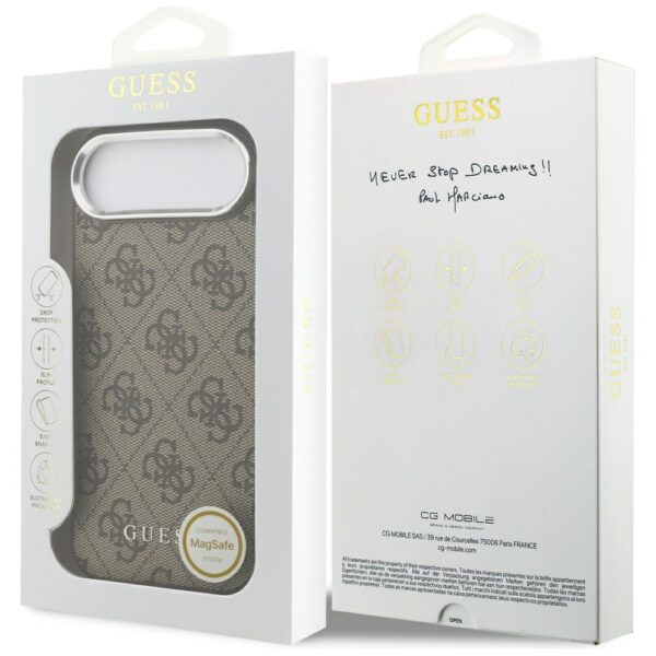 200739_8 Guess 4G Classic Logo MagSafe Case for iPhone Air - Browneng
