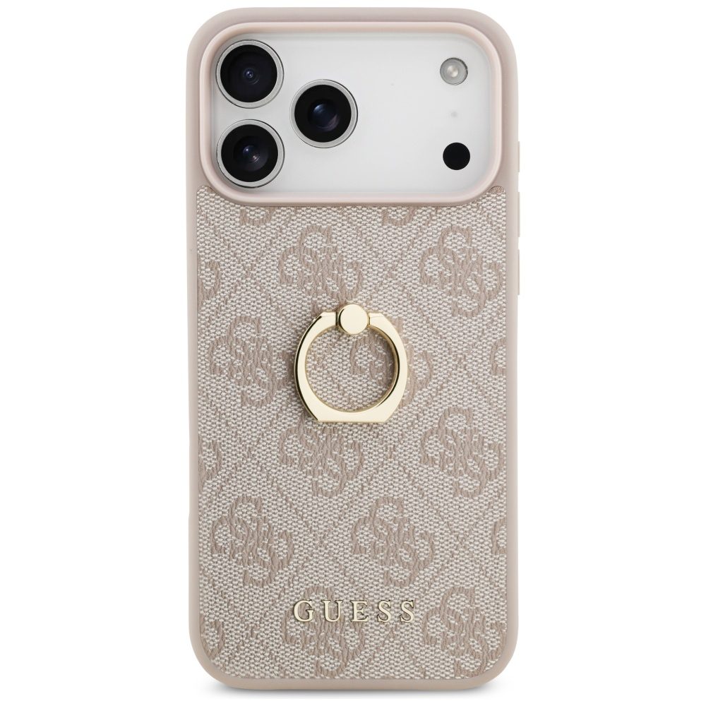 200749_3 Guess 4G Ring Stand Case for iPhone 17 Pro Max - Pinkeng