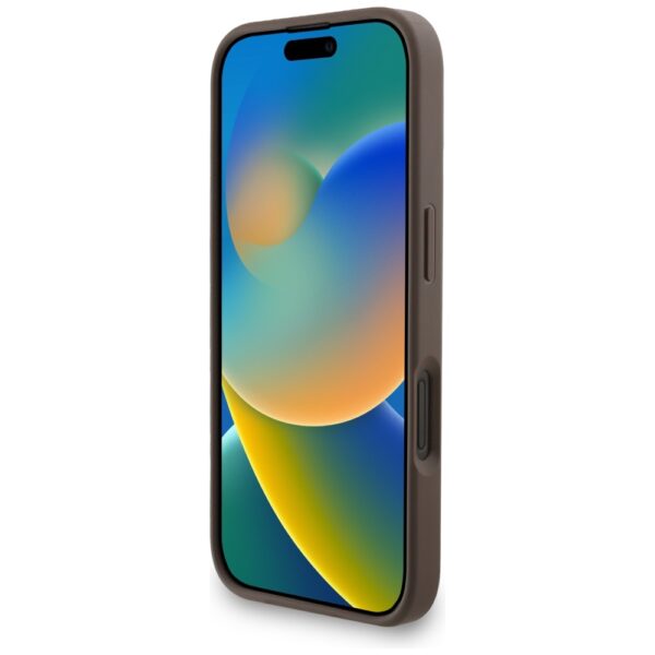 Guess 4G Strap 4G Classic Logo Case for iPhone 16 - Browneng