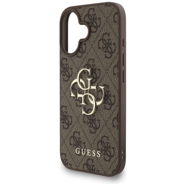 Guess 4G Strap 4G Classic Logo Case for iPhone 16 - Browneng
