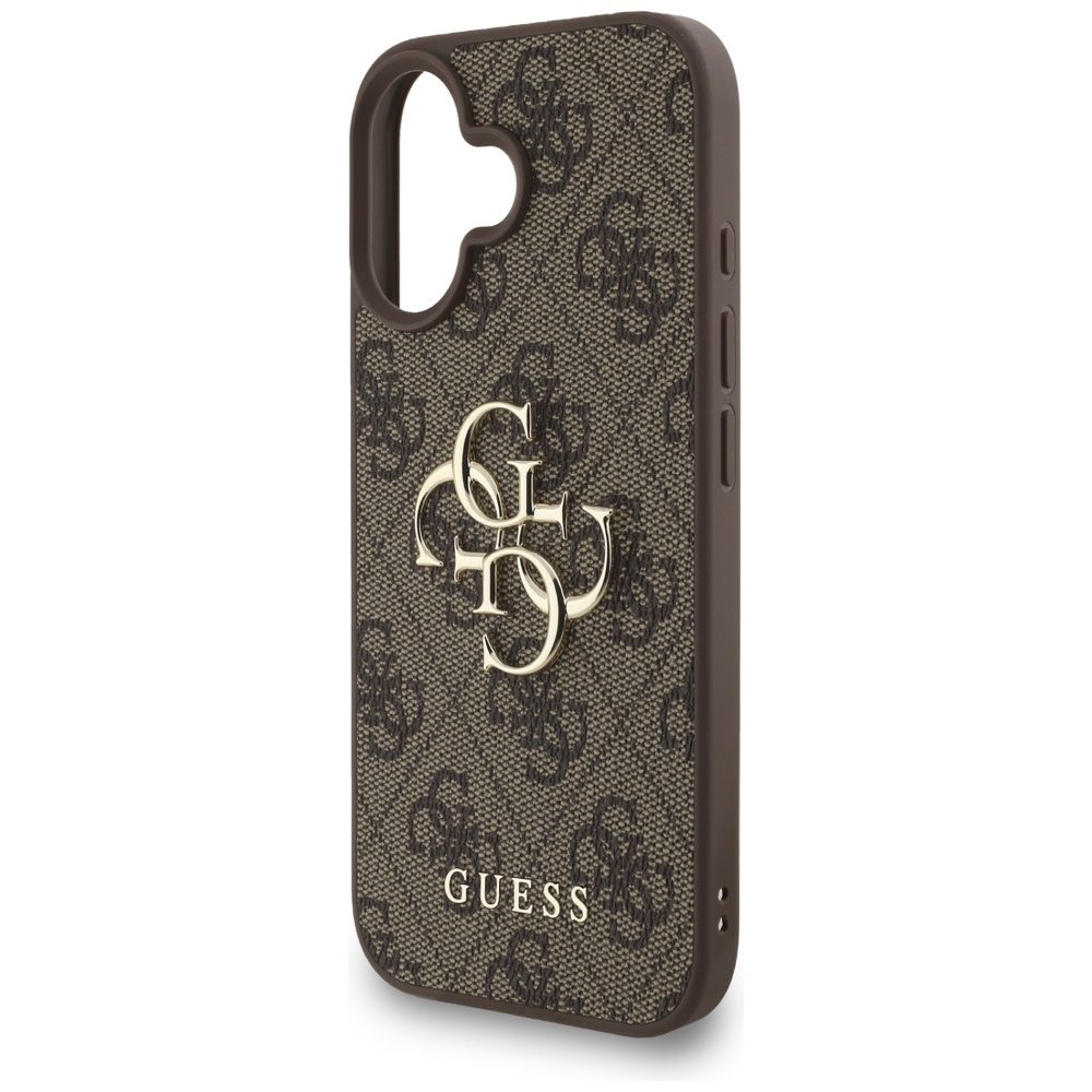 Guess 4G Strap 4G Classic Logo Case for iPhone 16 - Browneng