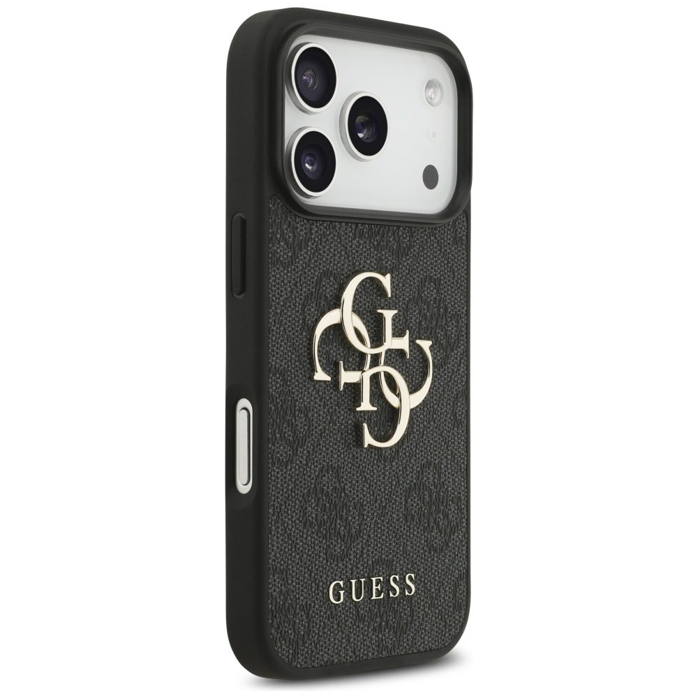 200754_4 Guess 4G Strap 4G Classic Logo Case for iPhone 17 Pro - Blackeng