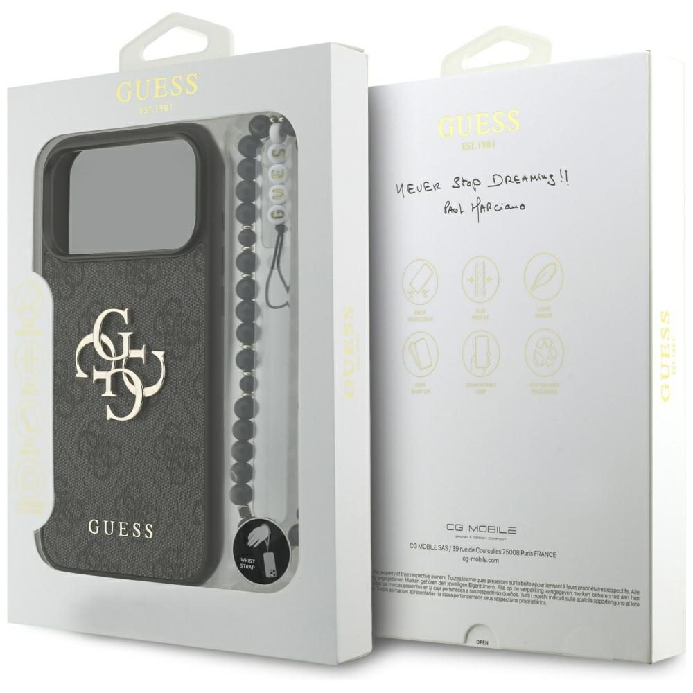 200755_8 Guess 4G Strap 4G Classic Logo case for iPhone 17 Pro Max - blackeng
