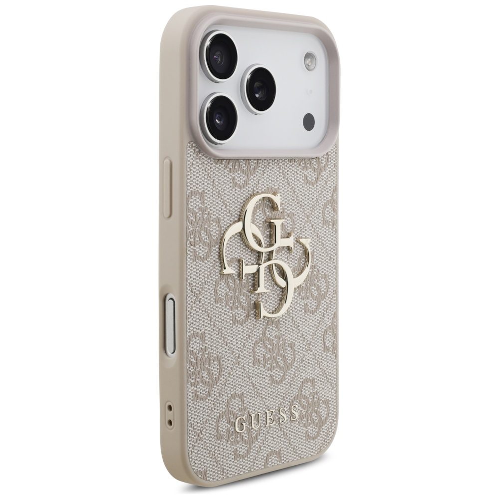 Guess 4G Strap 4G Classic Logo Case for iPhone 17 Pro - Pinkeng