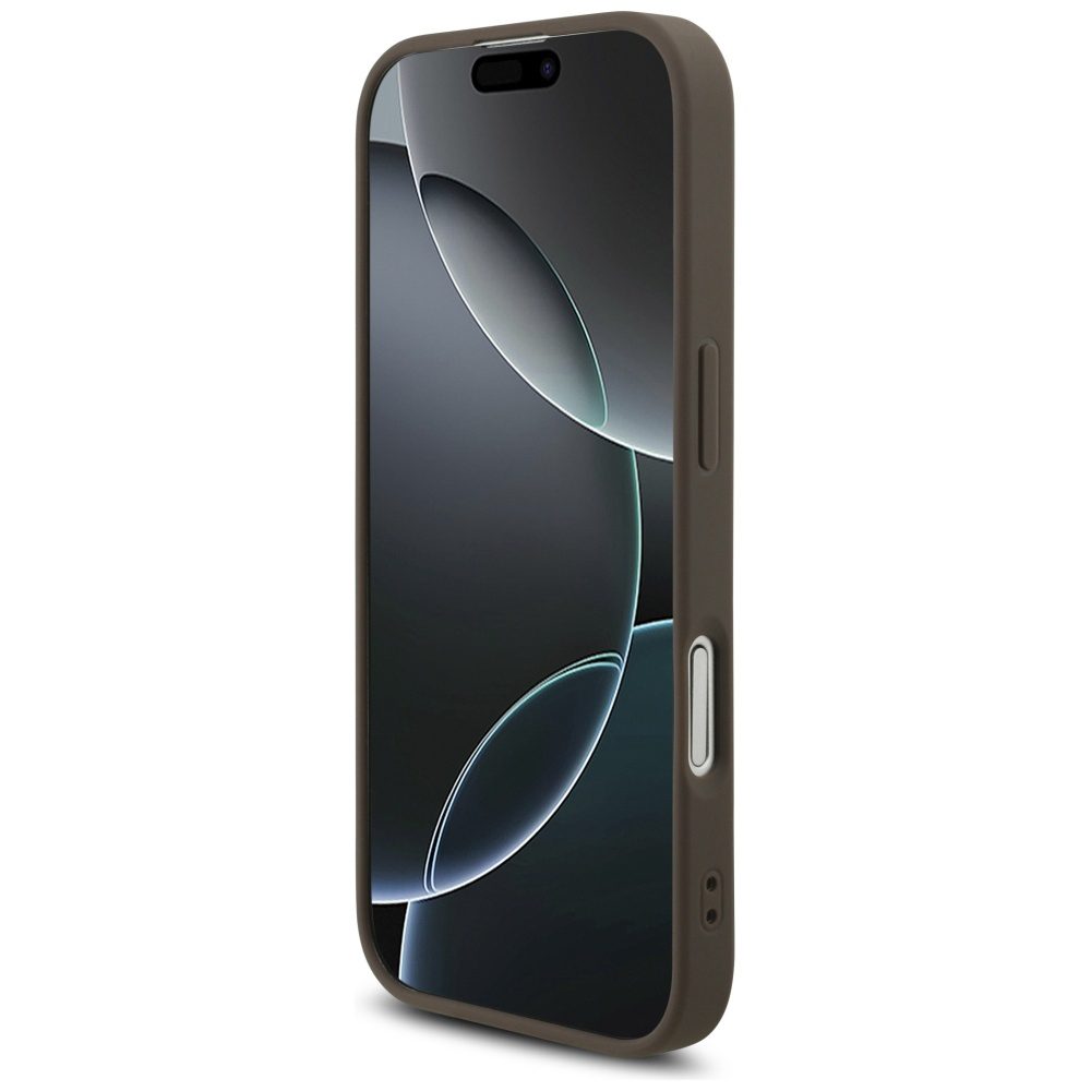 Guess 4G Strap Triangle Logo MagSafe case for iPhone 17 - browneng