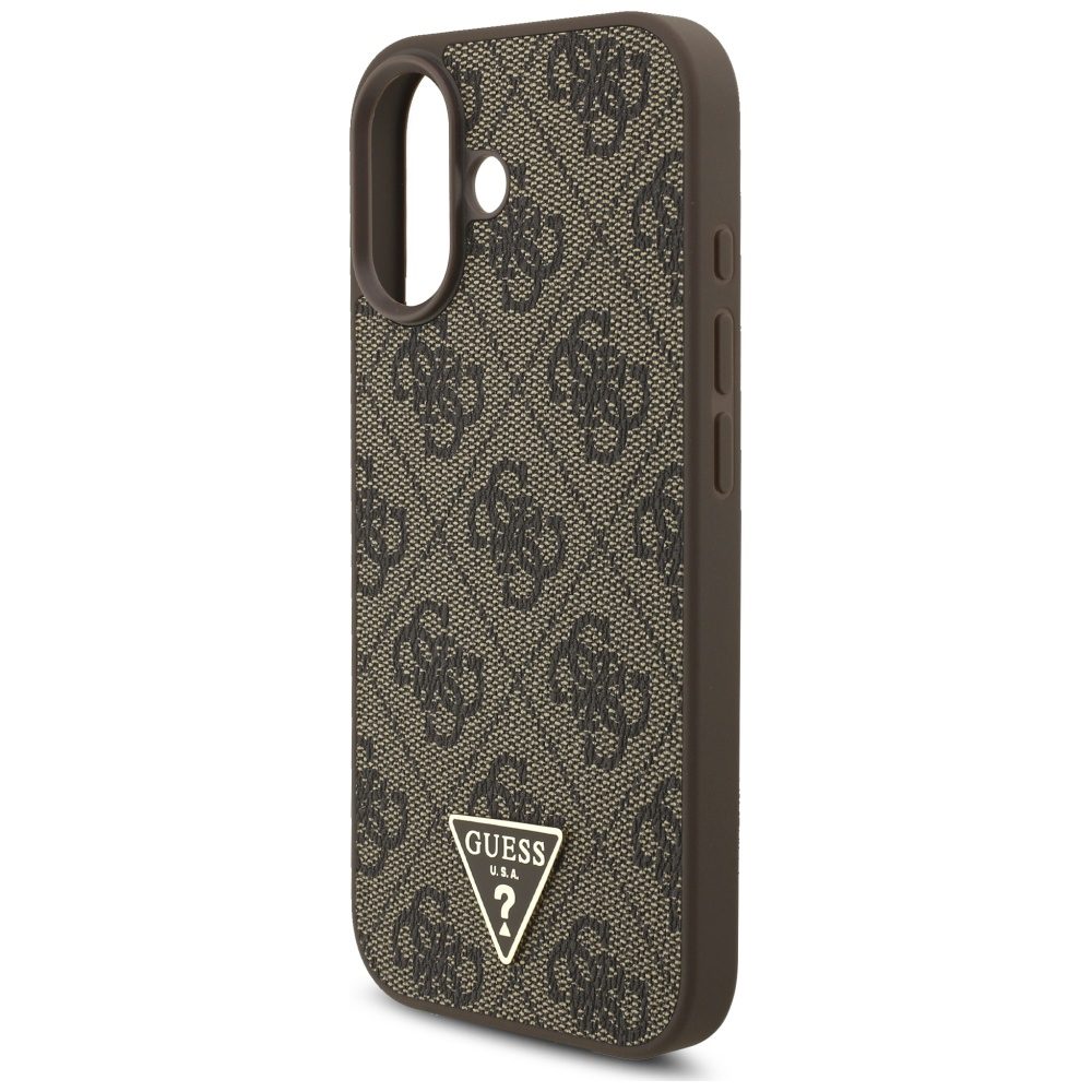 Guess 4G Strap Triangle Logo MagSafe case for iPhone 17 - browneng