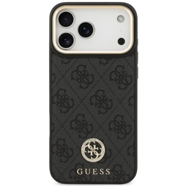 Guess 4G Strass Logo MagSafe Case for iPhone 17 Pro Max - Blackeng