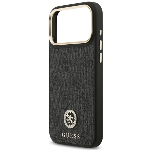 Guess 4G Strass Logo MagSafe Case for iPhone 17 Pro Max - Blackeng