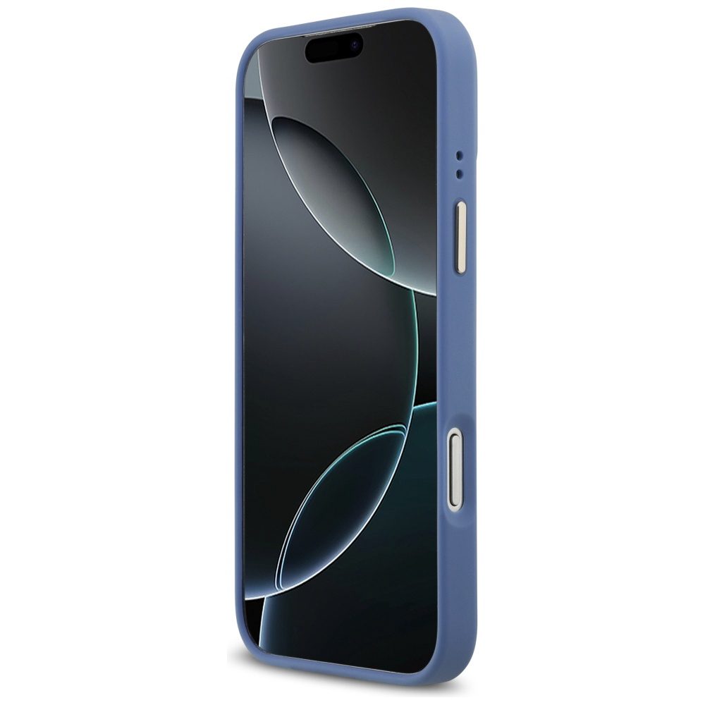 Guess 4G Strass Logo MagSafe Case for iPhone 17 Pro Max - Blueeng