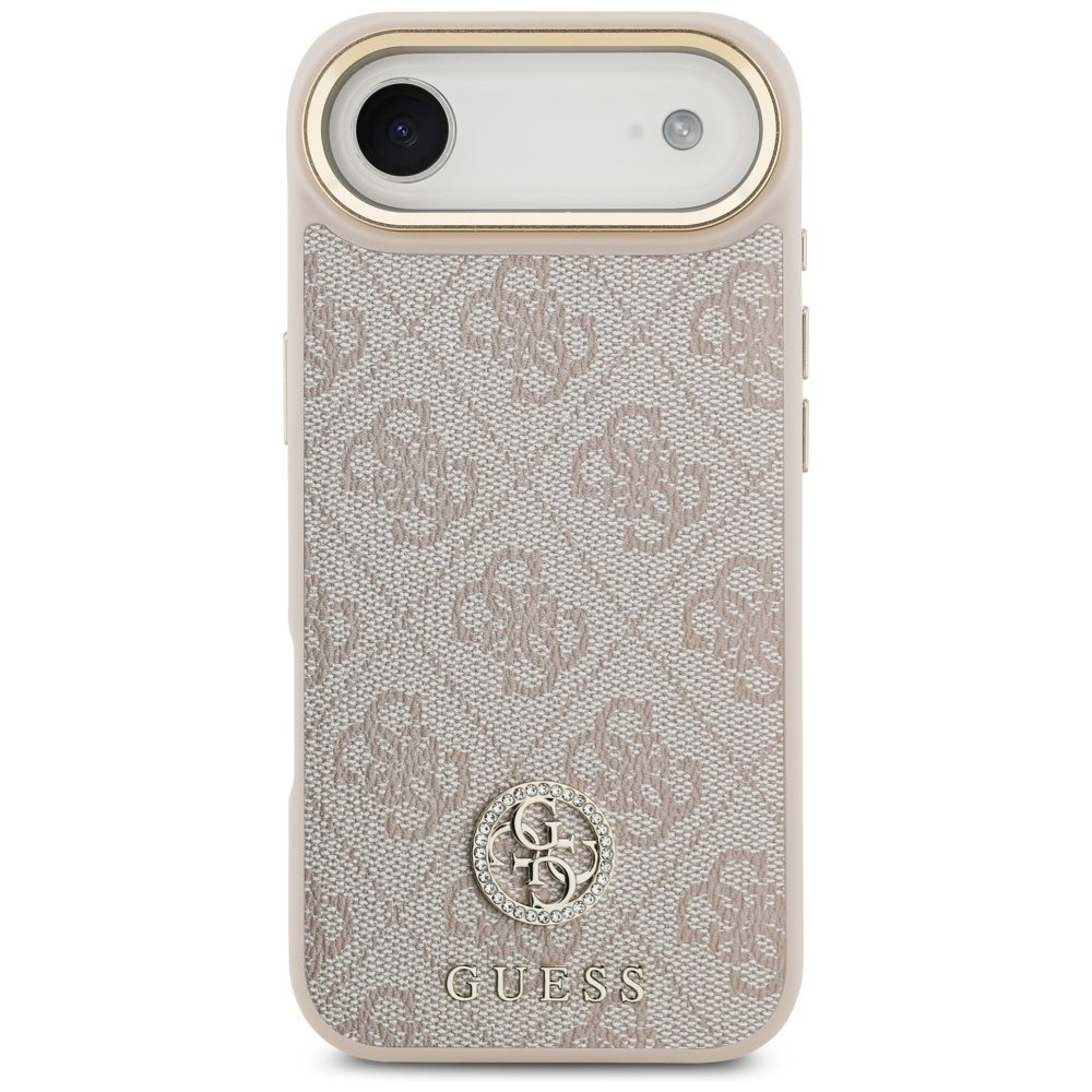 200780_3 Guess 4G Strass Logo MagSafe Case for iPhone Air - Pinkeng