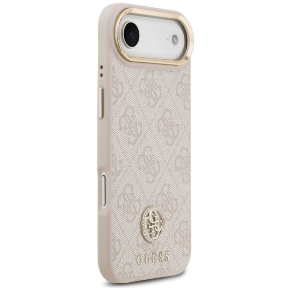 200780_4 Guess 4G Strass Logo MagSafe Case for iPhone Air - Pinkeng