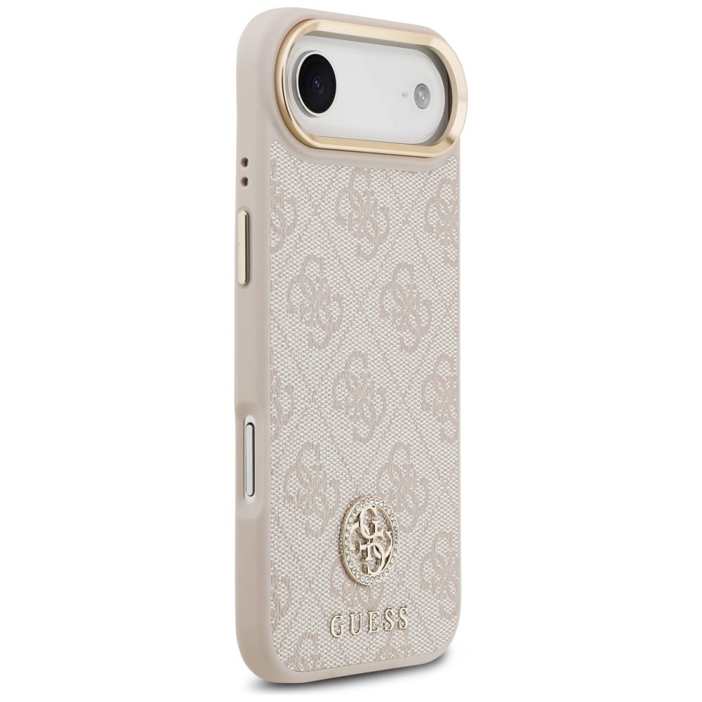 200780_4 Guess 4G Strass Logo MagSafe Case for iPhone Air - Pinkeng
