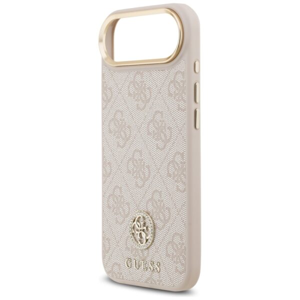 200780_6 Guess 4G Strass Logo MagSafe Case for iPhone Air - Pinkeng
