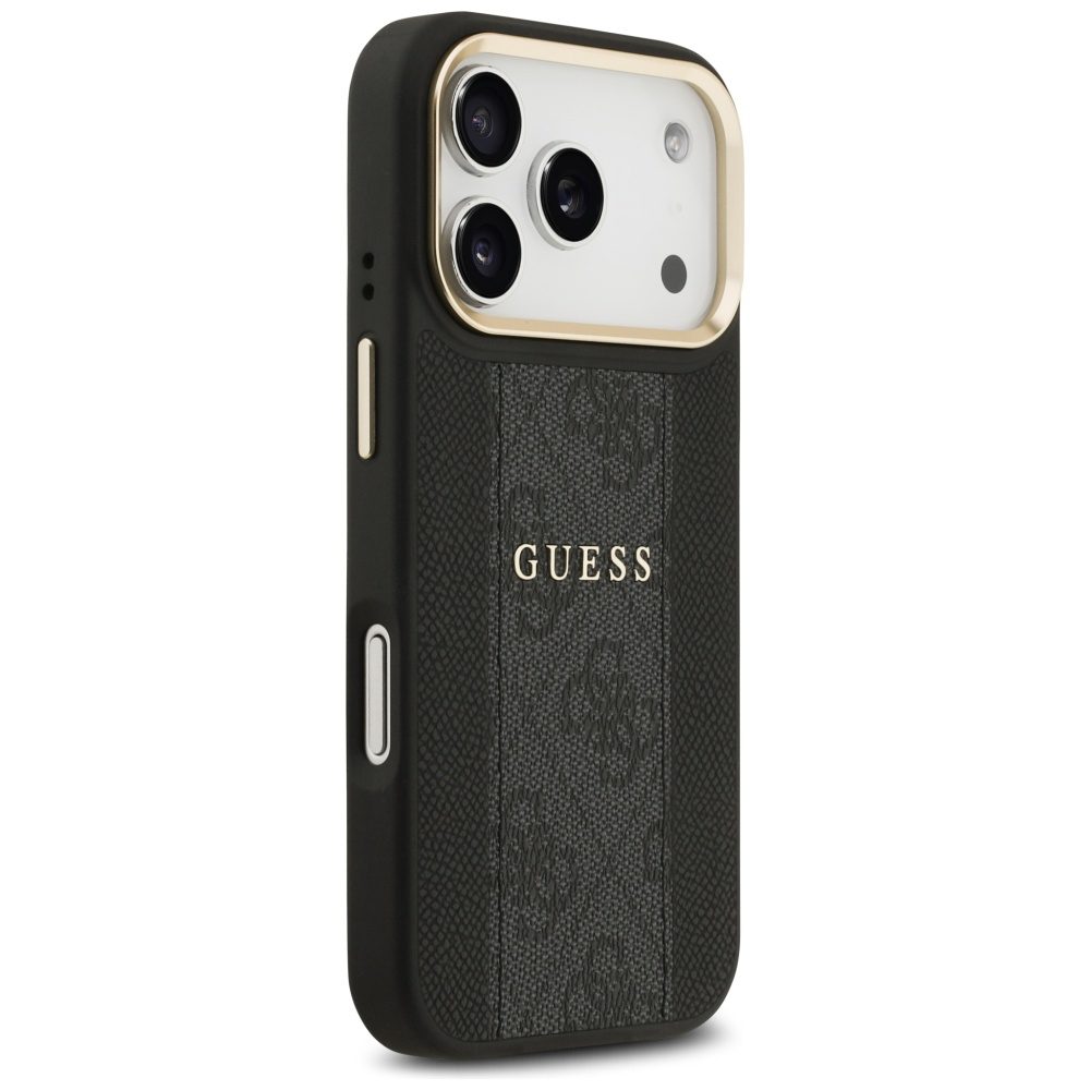 Guess 4G Stripe MagSafe case for iPhone 17 Pro - blackeng