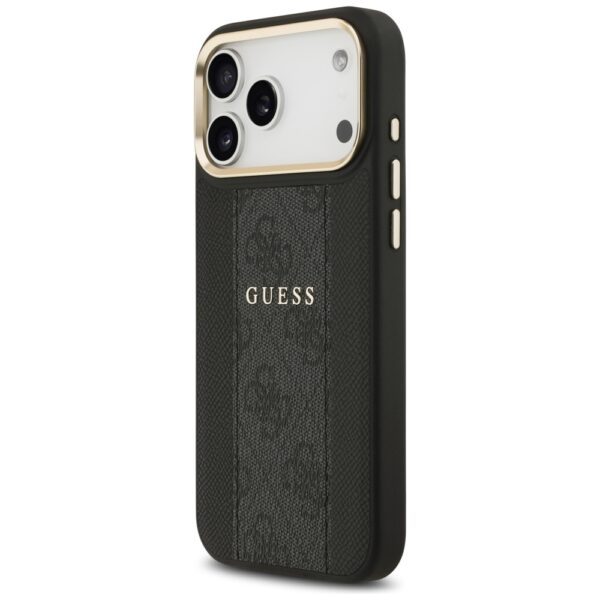 Guess 4G Stripe MagSafe case for iPhone 17 Pro Max - blackeng
