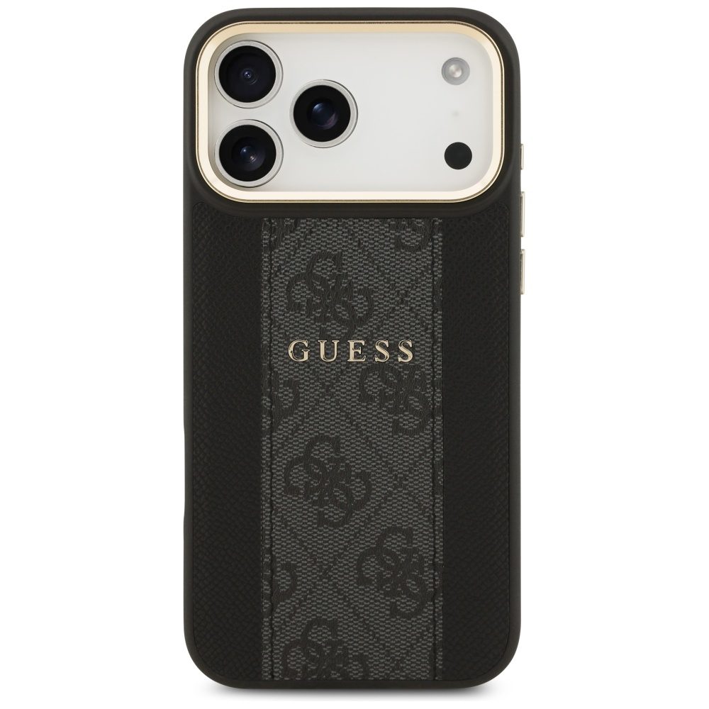 Guess 4G Stripe MagSafe case for iPhone 17 Pro Max - blackeng
