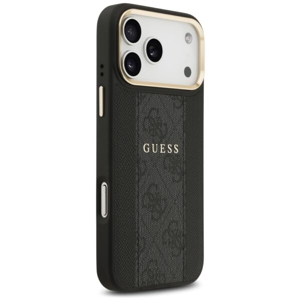 Guess 4G Stripe MagSafe case for iPhone 17 Pro Max - blackeng