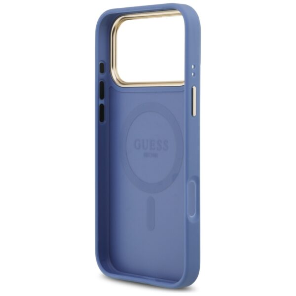 Guess 4G Stripe MagSafe Case for iPhone 17 Pro Max - Blueeng