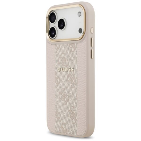 Guess 4G Stripe MagSafe Case for iPhone 17 Pro Max - Pinkeng