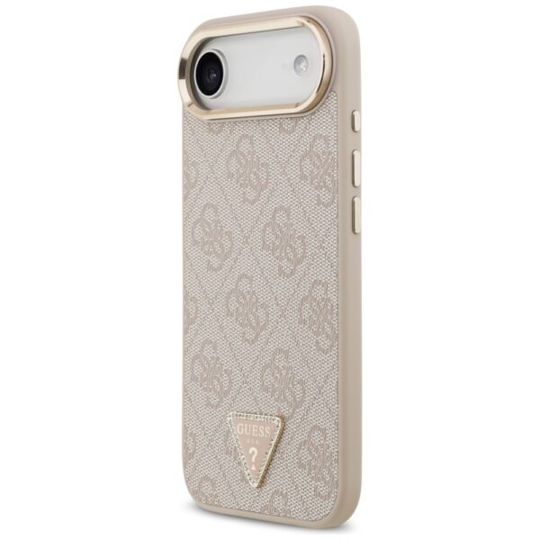 200806_2 Guess 4G Triangle Logo MagSafe Case for iPhone Air - Rose Goldeng