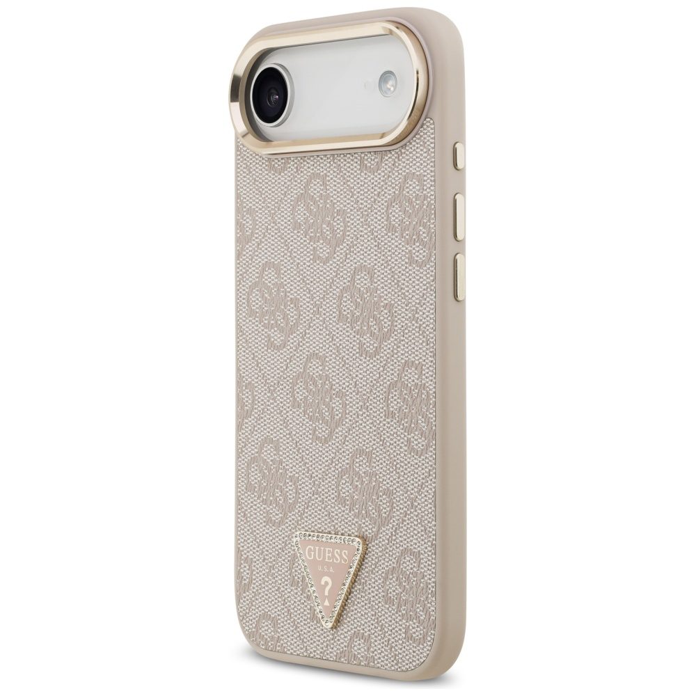 200806_2 Guess 4G Triangle Logo MagSafe Case for iPhone Air - Rose Goldeng
