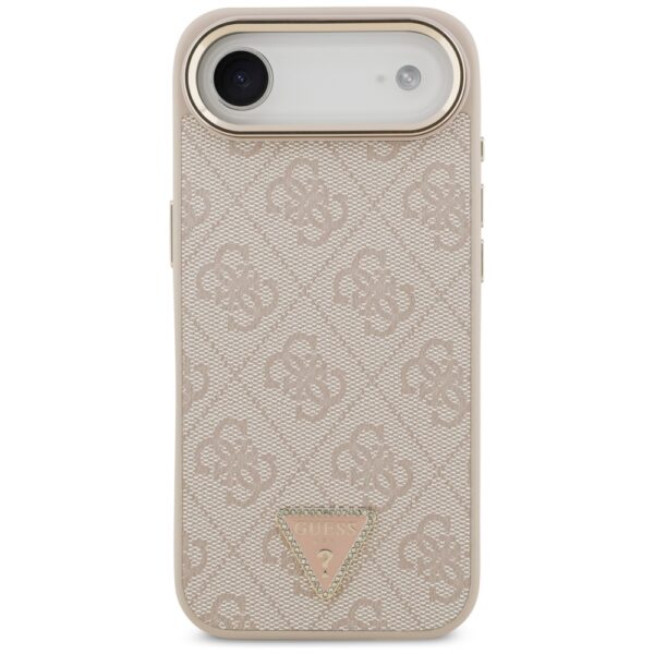 200806_3 Guess 4G Triangle Logo MagSafe Case for iPhone Air - Rose Goldeng
