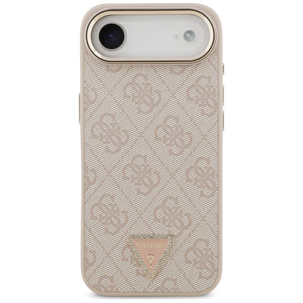 200806_3 Guess 4G Triangle Logo MagSafe Case for iPhone Air - Rose Goldeng