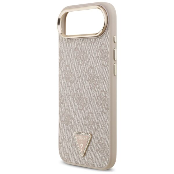 200806_6 Guess 4G Triangle Logo MagSafe Case for iPhone Air - Rose Goldeng