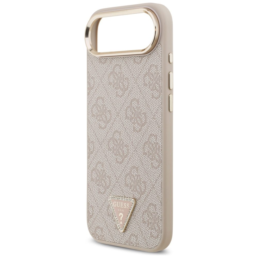 200806_6 Guess 4G Triangle Logo MagSafe Case for iPhone Air - Rose Goldeng