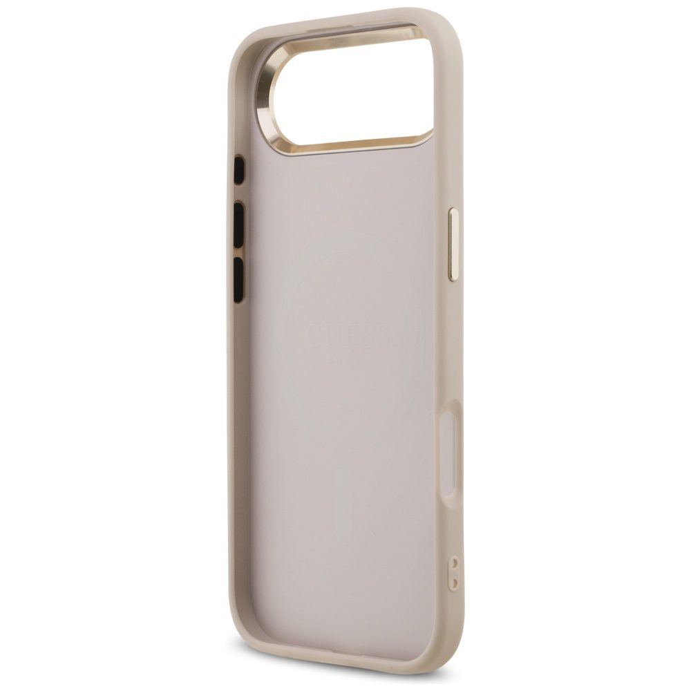200806_7 Guess 4G Triangle Logo MagSafe Case for iPhone Air - Rose Goldeng