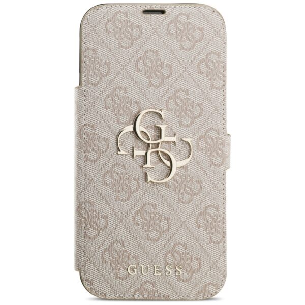 Guess Book 4G Metal Logo Case for iPhone 17 Pro Max - Pinkeng