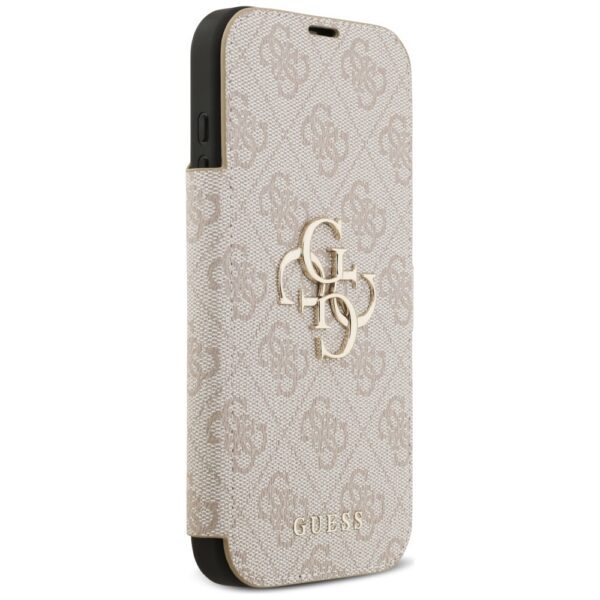 Guess Book 4G Metal Logo Case for iPhone 17 Pro Max - Pinkeng