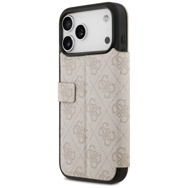 Guess Book 4G Metal Logo Case for iPhone 17 Pro Max - Pinkeng