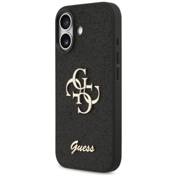 200819_2 Guess Fixed Glitter Big 4G case for iPhone 17 - blackeng