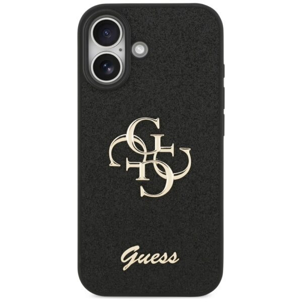 200819_3 Guess Fixed Glitter Big 4G case for iPhone 17 - blackeng