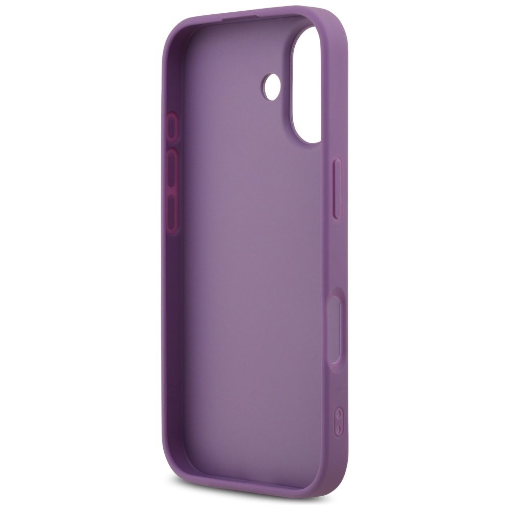 Guess Fixed Glitter Big 4G case for iPhone 17 - purpleeng