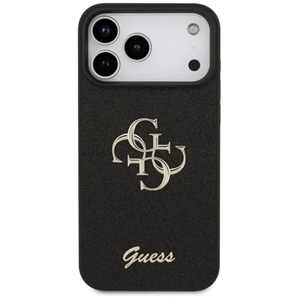 200823_3 Guess Fixed Glitter Big 4G case for iPhone 17 Pro Max - blackeng
