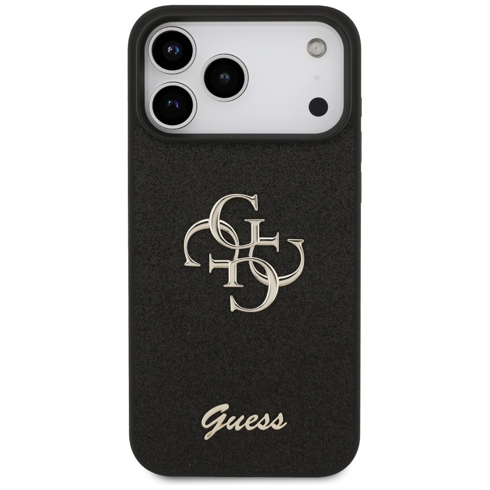 200823_3 Guess Fixed Glitter Big 4G case for iPhone 17 Pro Max - blackeng