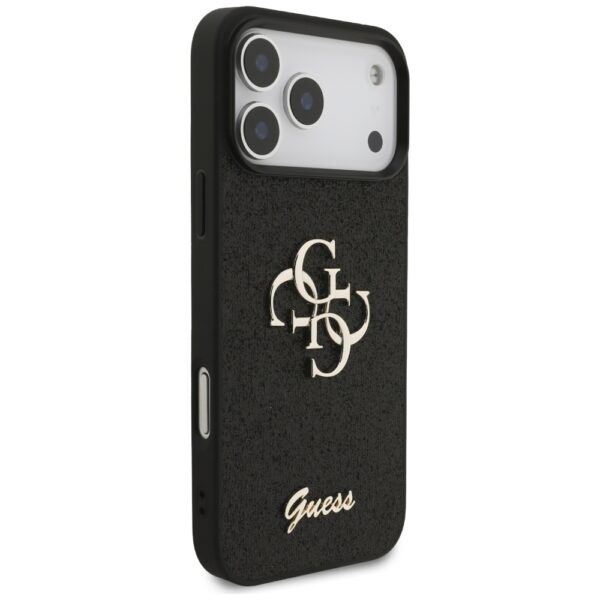 200823_4 Guess Fixed Glitter Big 4G case for iPhone 17 Pro Max - blackeng