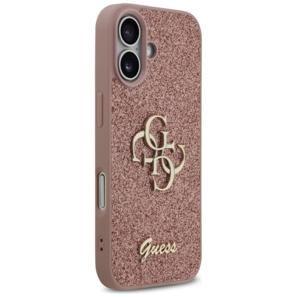 200829_4 Guess Fixed Glitter Big 4G Case for iPhone 17 - Pinkeng