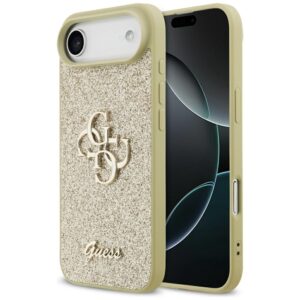 Guess Fixed Glitter Big 4G case for iPhone Air - goldeng