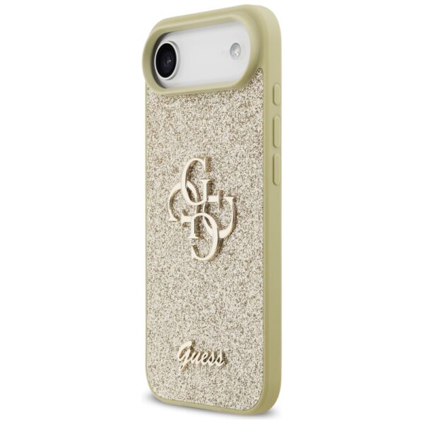 200833_2 Guess Fixed Glitter Big 4G case for iPhone Air - goldeng