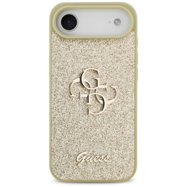 200833_3 Guess Fixed Glitter Big 4G case for iPhone Air - goldeng