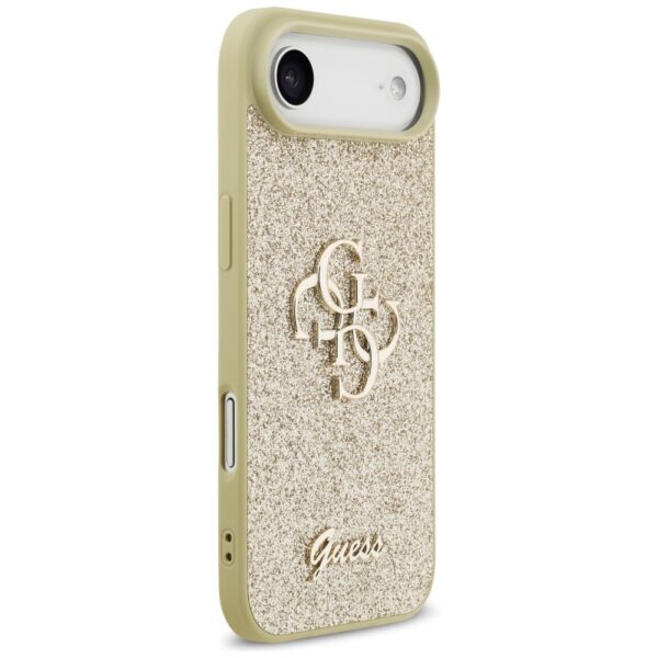 200833_4 Guess Fixed Glitter Big 4G case for iPhone Air - goldeng