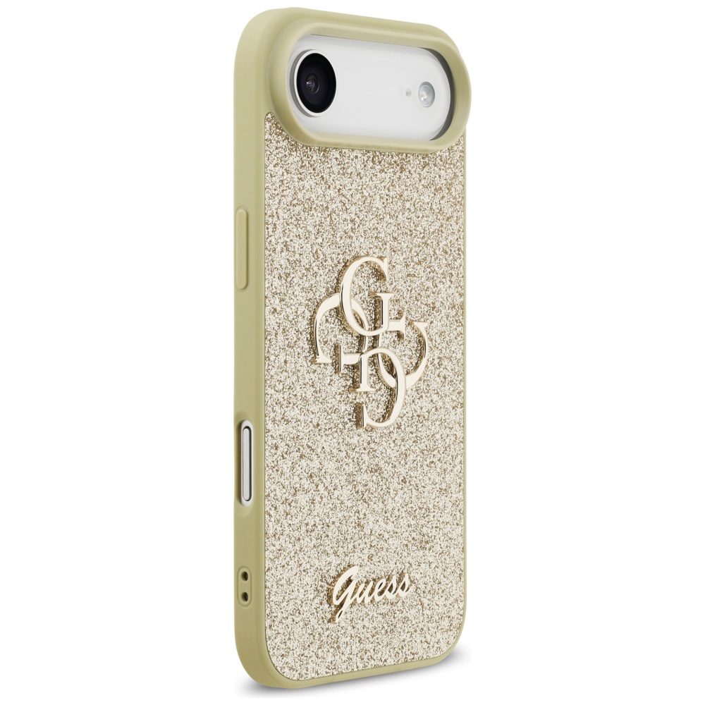 200833_4 Guess Fixed Glitter Big 4G case for iPhone Air - goldeng